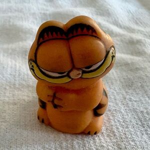 Playful Orange Cartoon Cat Toy